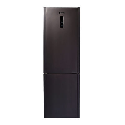 Hoover Wizard HF18XK Freestanding Wi-Fi Fridge Freezer, A+ Energy Rating, 60cm Wide, Stainless Steel Hoover Wizard HF18XK Freestanding Wi-Fi Fridge Freezer, A+ Energy Rating, 60cm Wide, Stainless Steel